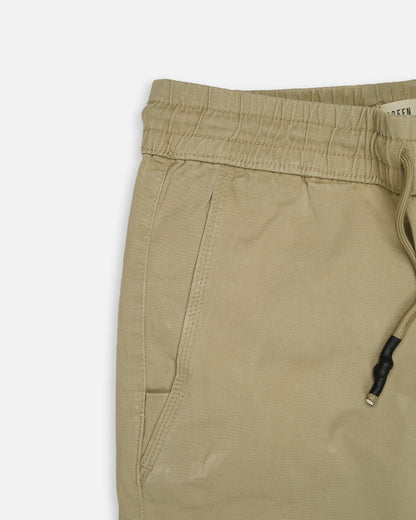 Branded Men’s Essential Jogger Pants –  Light Khaki CFP-46
