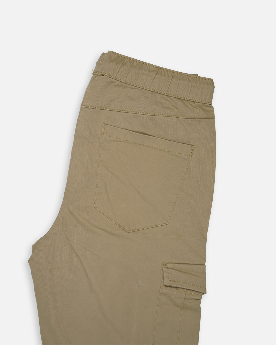 KIiabie Branded Men’s Premium Cargo Joggers – Sand Beige CFP-44