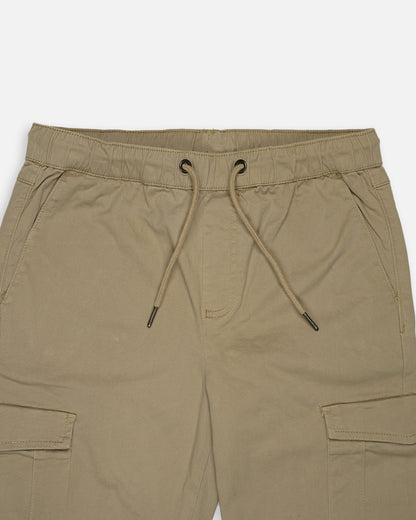 KIiabie Branded Men’s Premium Cargo Joggers – Sand Beige CFP-44