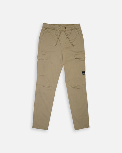 KIiabie Branded Men’s Premium Cargo Joggers – Sand Beige CFP-44