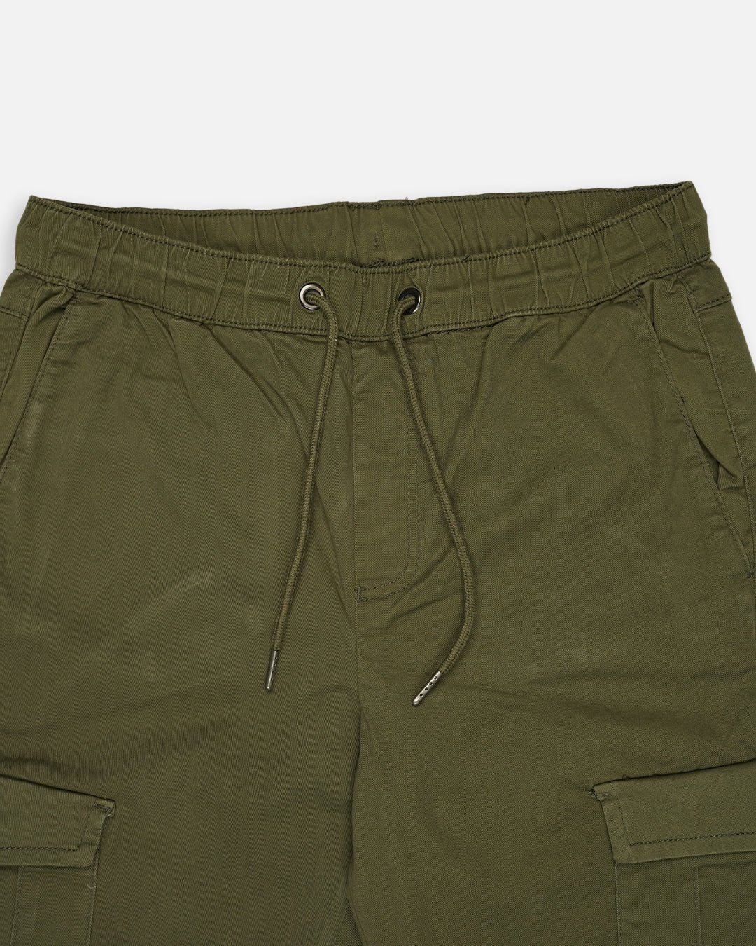 KIiabie Branded Men’s Premium Cargo Joggers – Olive Green CFP-43