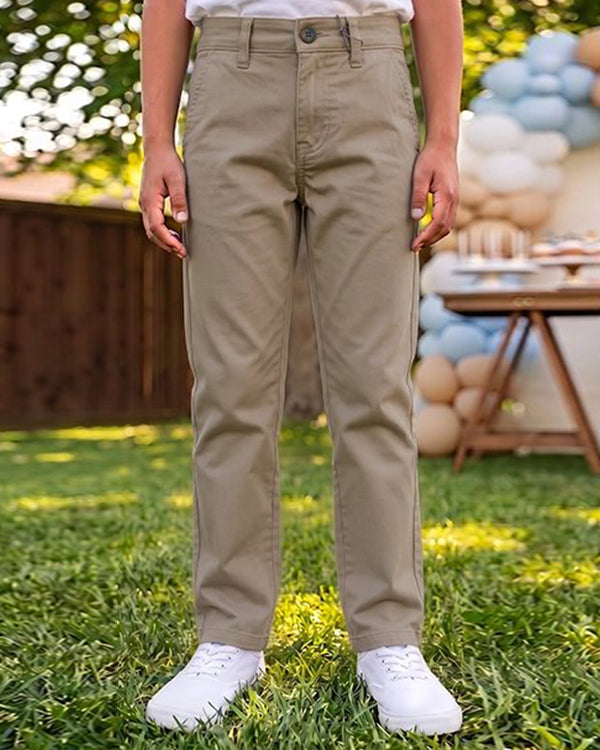 Beverlly HEELS Branded Boys Khaki Chino Pants BCP-03