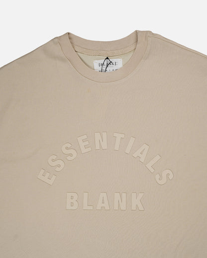 Blanky Branded Men's Beige Drop Shoulder Tee MT-17