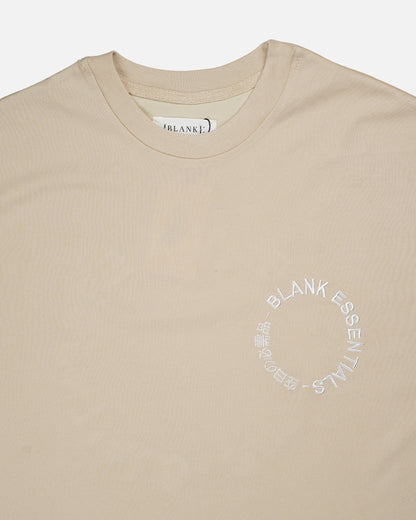 Blanky Branded Men's Beige Drop Shoulder Tee MT-20