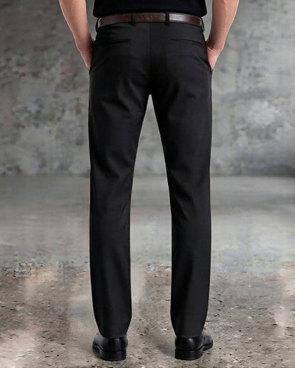 Camro Branded Men's Charcoal Black Slim-Fit Cotton Chinos MCP-32