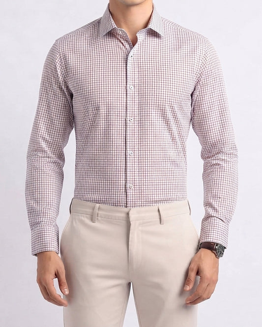 Calvy Klien Branded Mens Formal Shirt-Mix Stripe  MFS-60