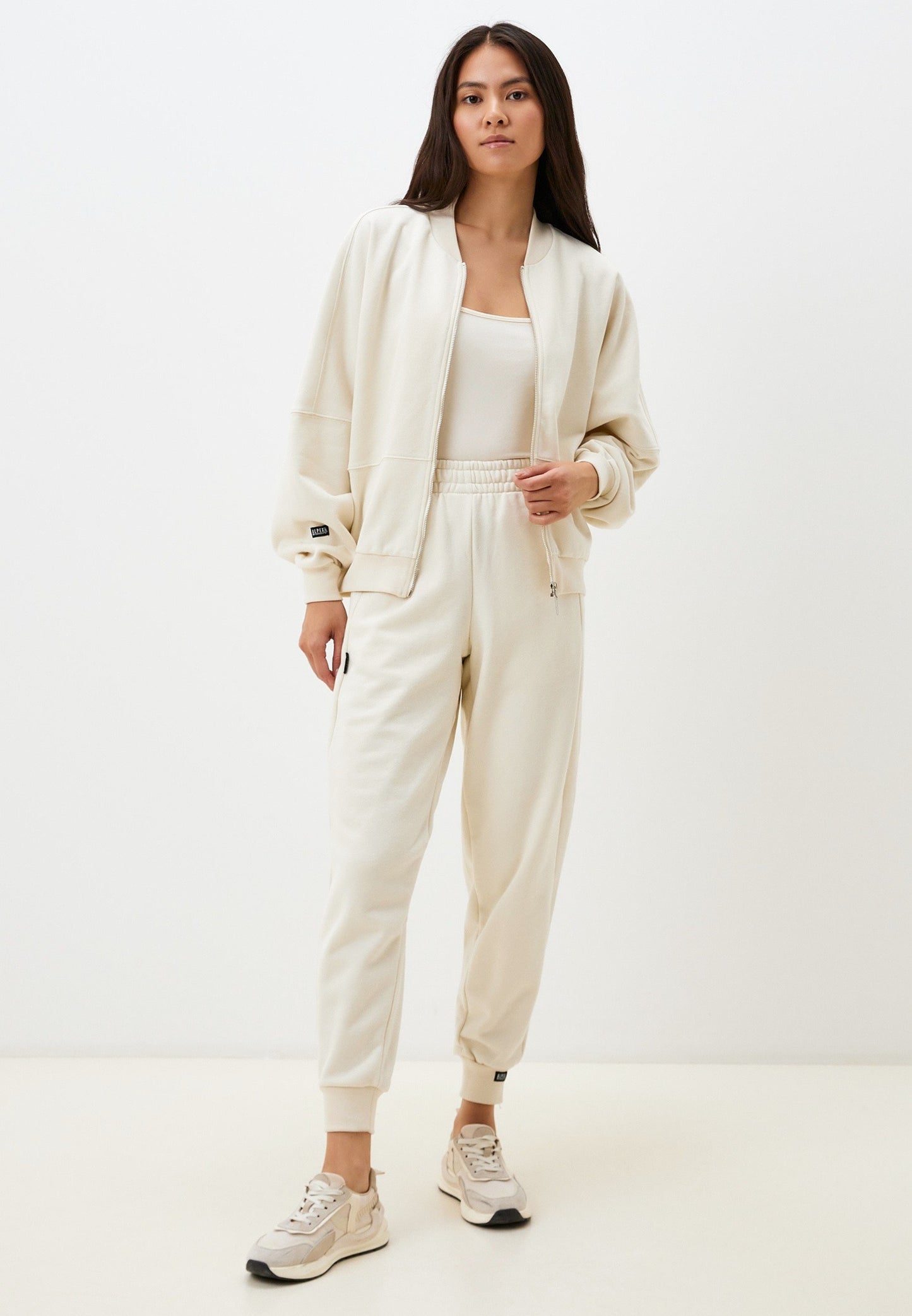 ZR Women's Jacket & Trouser Suit Cream Color ZWS-01