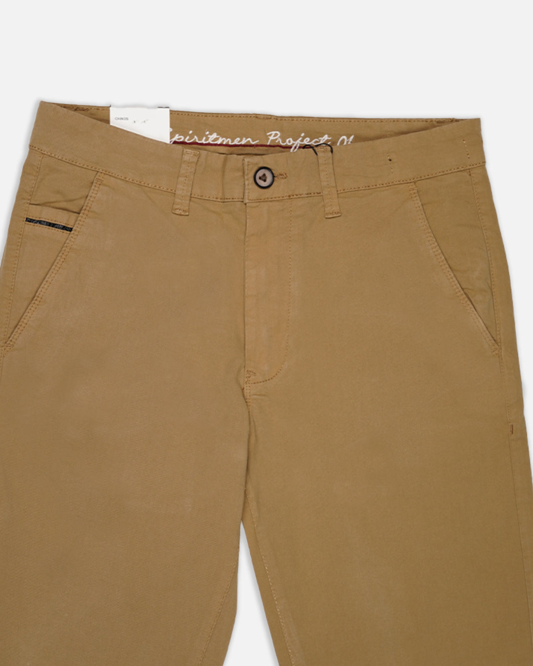Zelig Branded Men's Brown Color Slim-Fit Cotton Chinos Branded MCP-30
