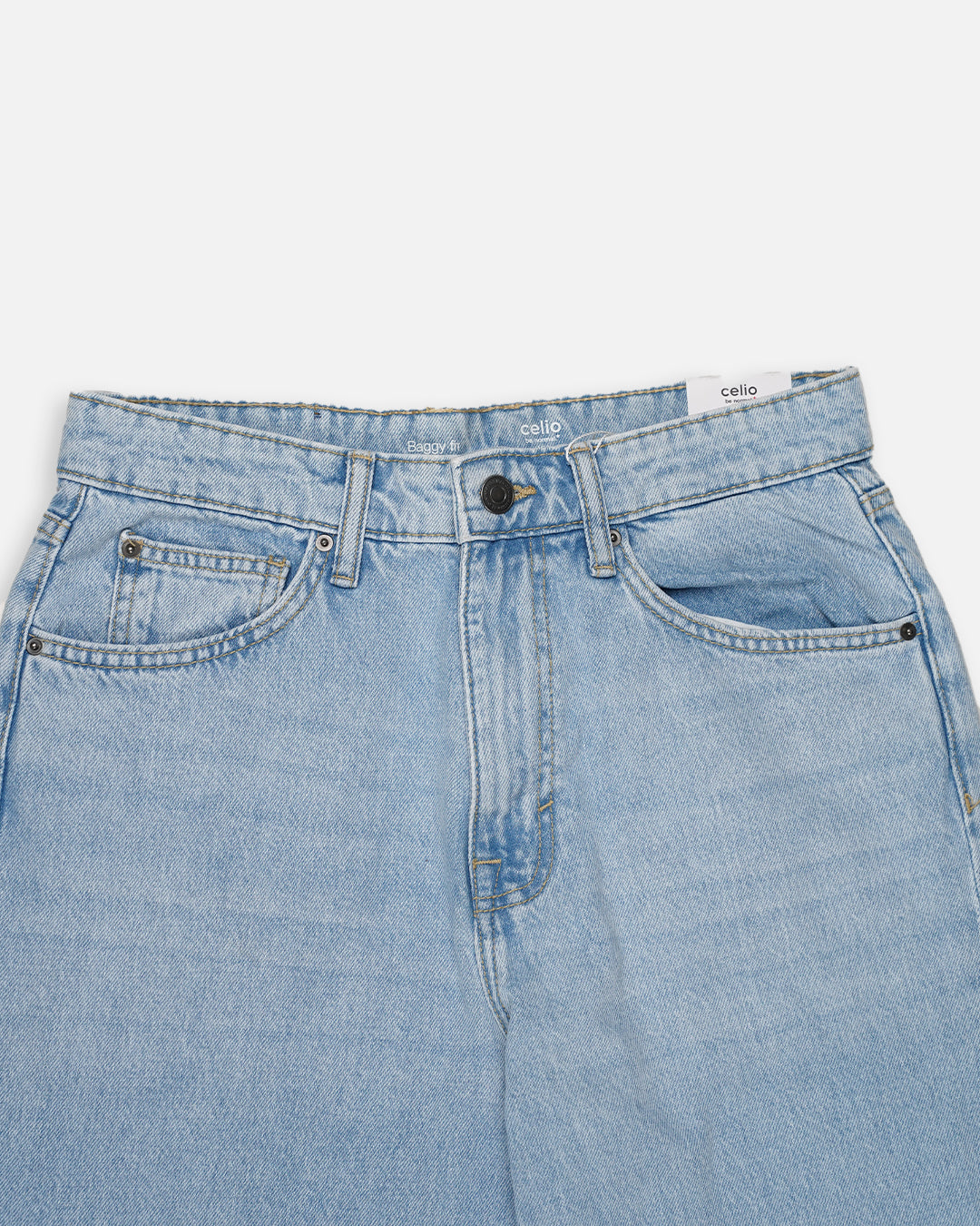 Branded Men's Light Blue Baggy Jeans MJ-08