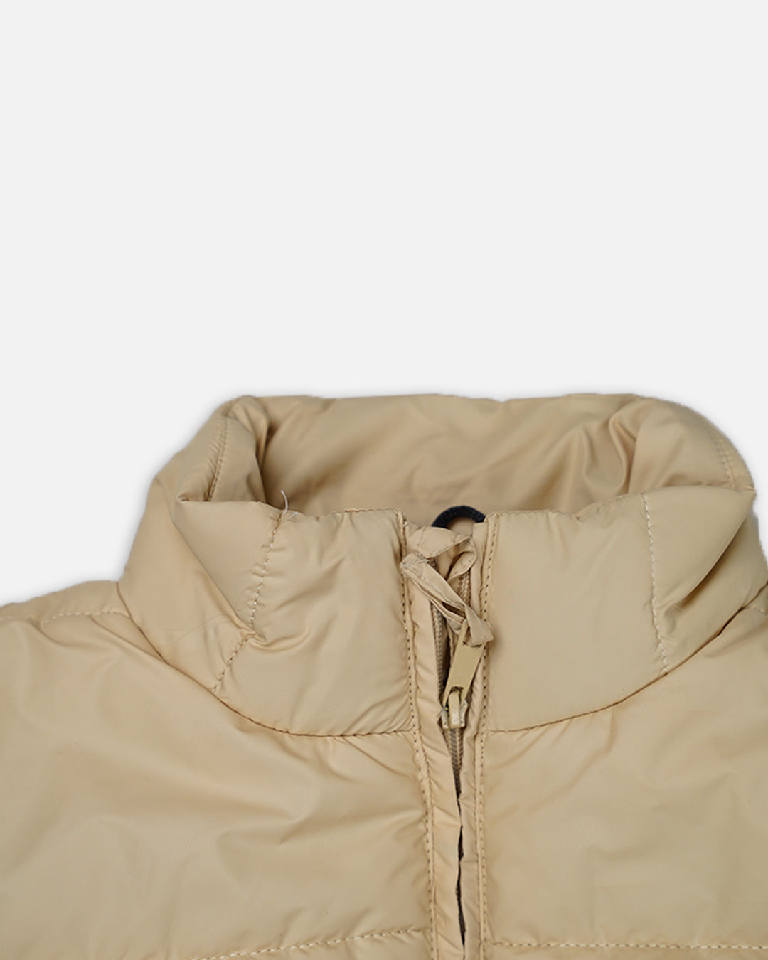 Zelig Branded Men’s Beige Quilted Puffer Vest – Winter Premium Sleeveless Jacket MWJ-12