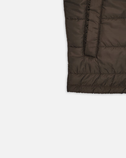 Zelig Branded Men’s Brown Quilted Puffer Vest – Winter Premium Sleeveless Jacket MWJ-13