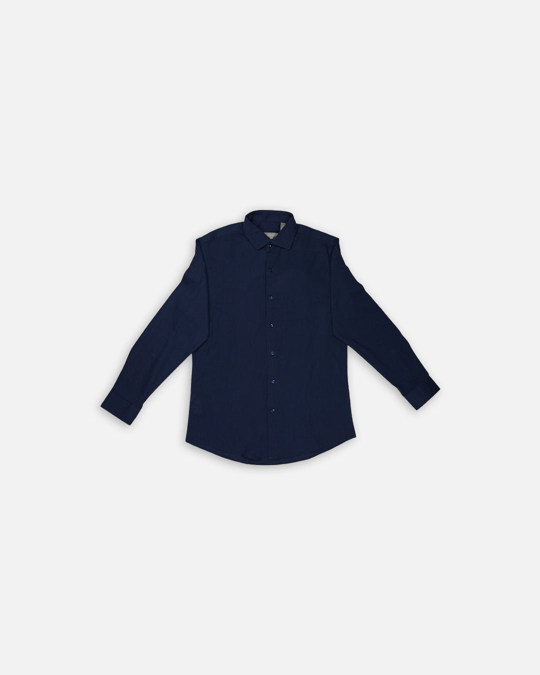 Michael Krs Branded Men’s Solid Navy Blue Formal Shirt MFS-21