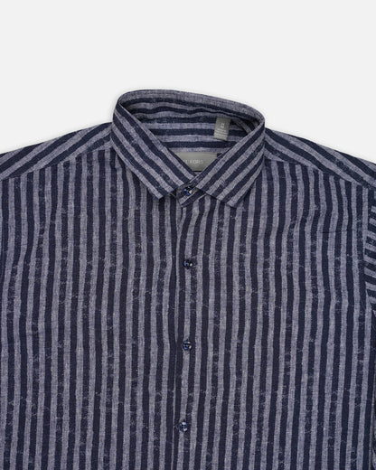 Michael Krs Branded Men’s Vertical Striped Casual Shirt MFS-22