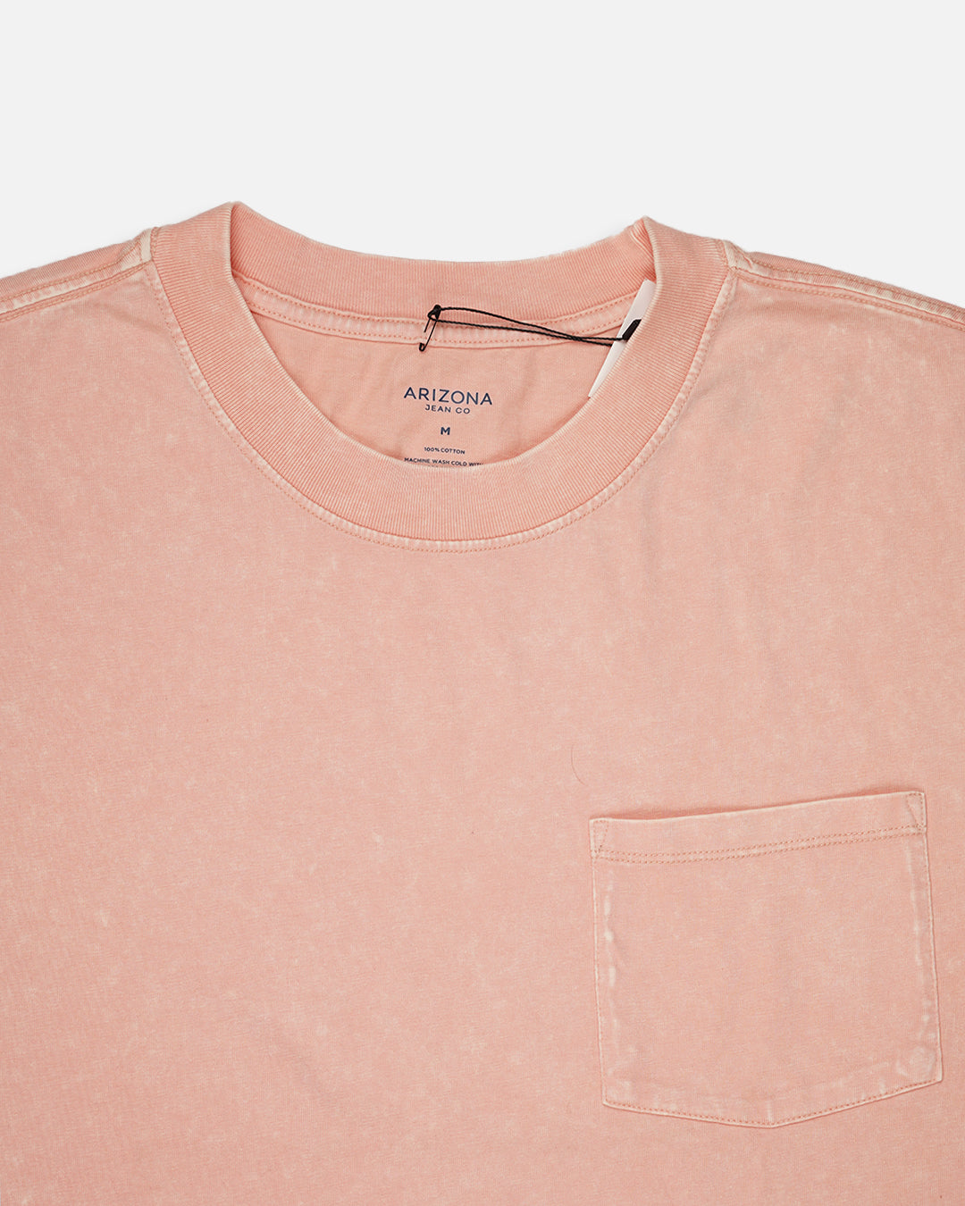 ARIZON Branded Men's Peach Vintage Pocket Tee MT-25
