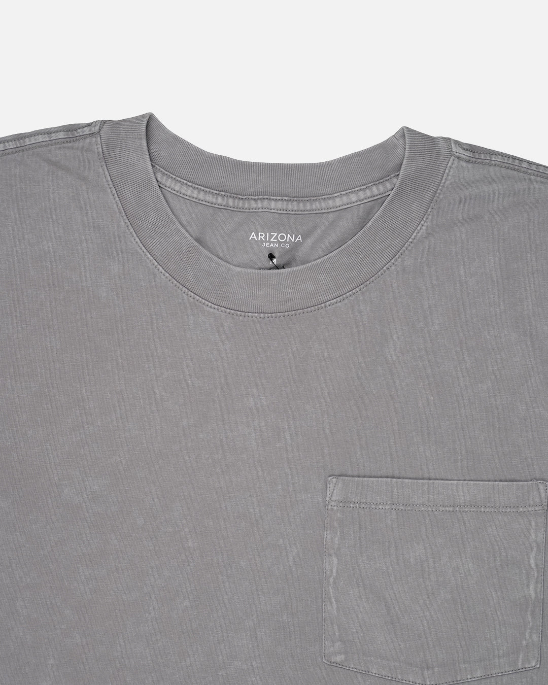 ARIZON Branded Men's Charcoal Vintage Pocket Tee MT-26