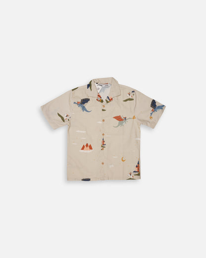 Spark Beige Dragon Adventure Night Suit – Kids KUCS-02