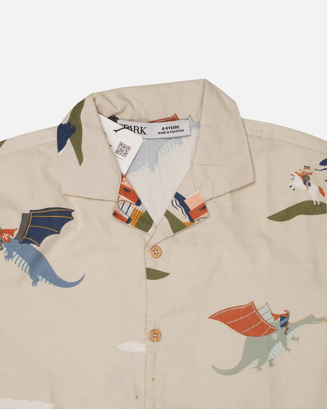 Spark Beige Dragon Adventure Night Suit – Kids KUCS-02