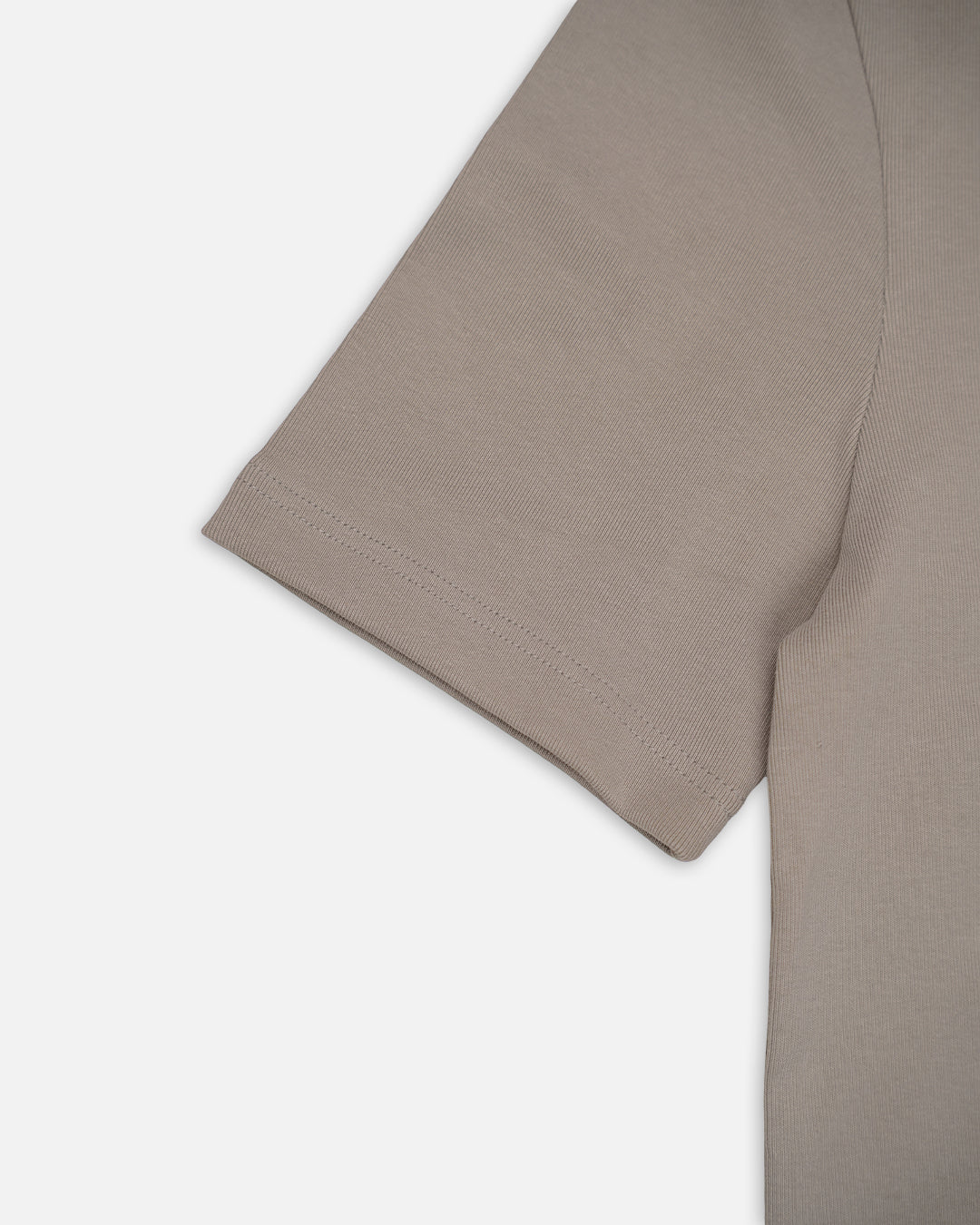 Spark Branded Men’s Ribbed Polo Shirt – Taupe Beige MPT-73