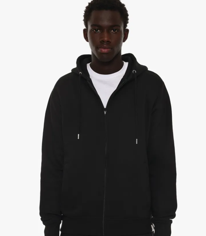 LFTS Men's Zipper Hoodie Black Color LFT-04