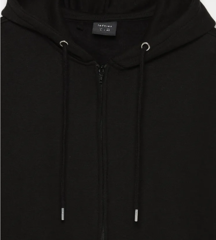 LFTS Men's Zipper Hoodie Black Color LFT-04