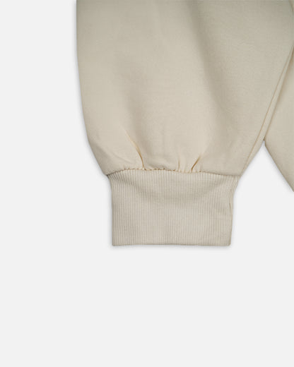 Teranovy Branded Women's Oversized Sweatshirt – Beige WSWT-03