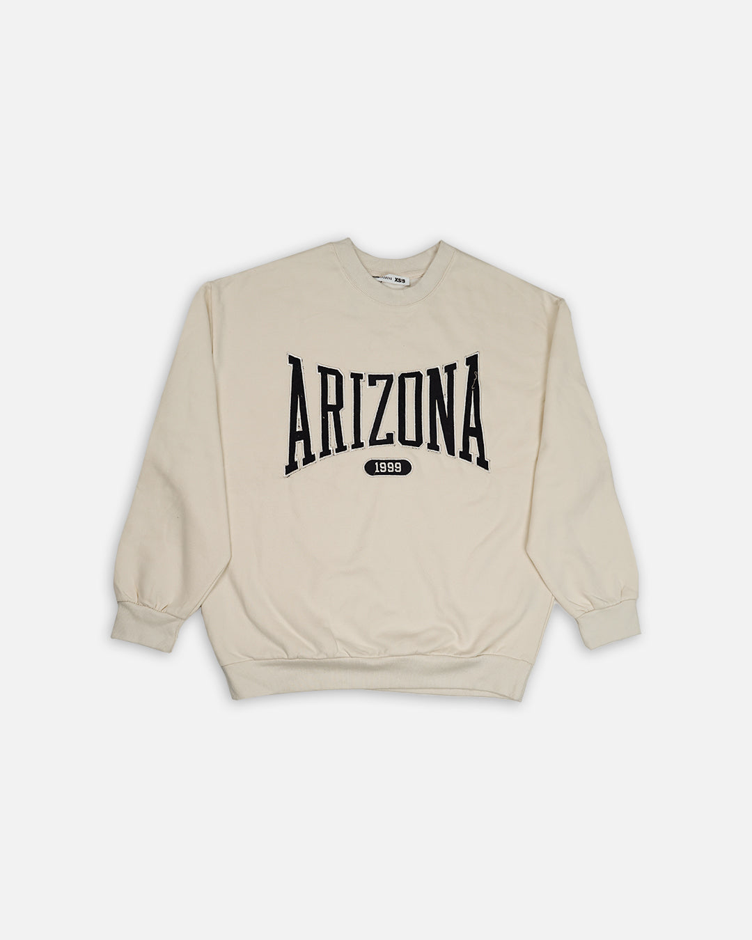 Teranovy Branded Women's Oversized Sweatshirt – Beige WSWT-03