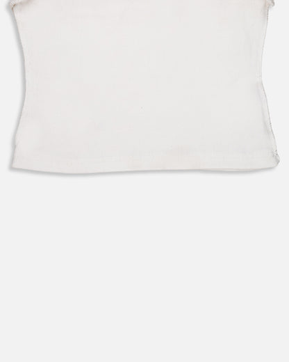 BOOH Branded Women’s Ribbed Tank Top – White WTT-07