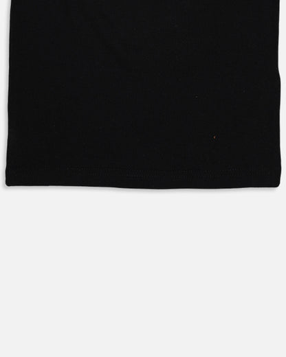 BOOH Branded Women’s Contrast Ribbed Racer Tank – Black & White WTT-08