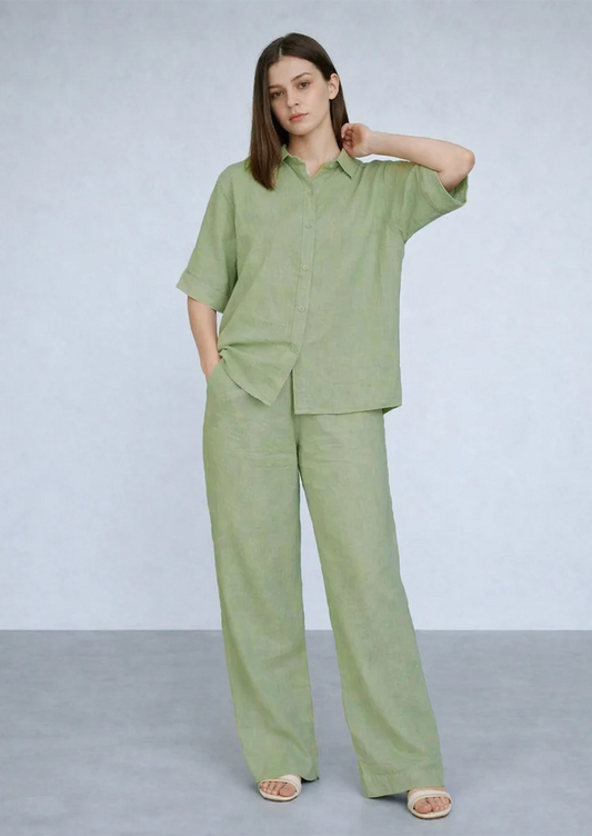 Spark Branded Women’s Premium Co-ord Set – Sage Green WCS-36