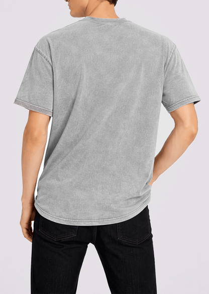 ARIZON Branded Men's Charcoal Vintage Pocket Tee MT-26