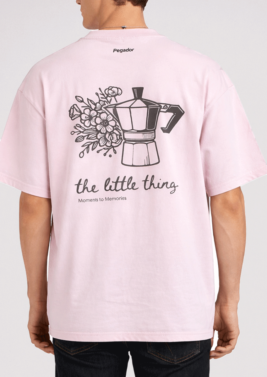 Pegadoor Branded Men's Pastel Pink Tee MT-27
