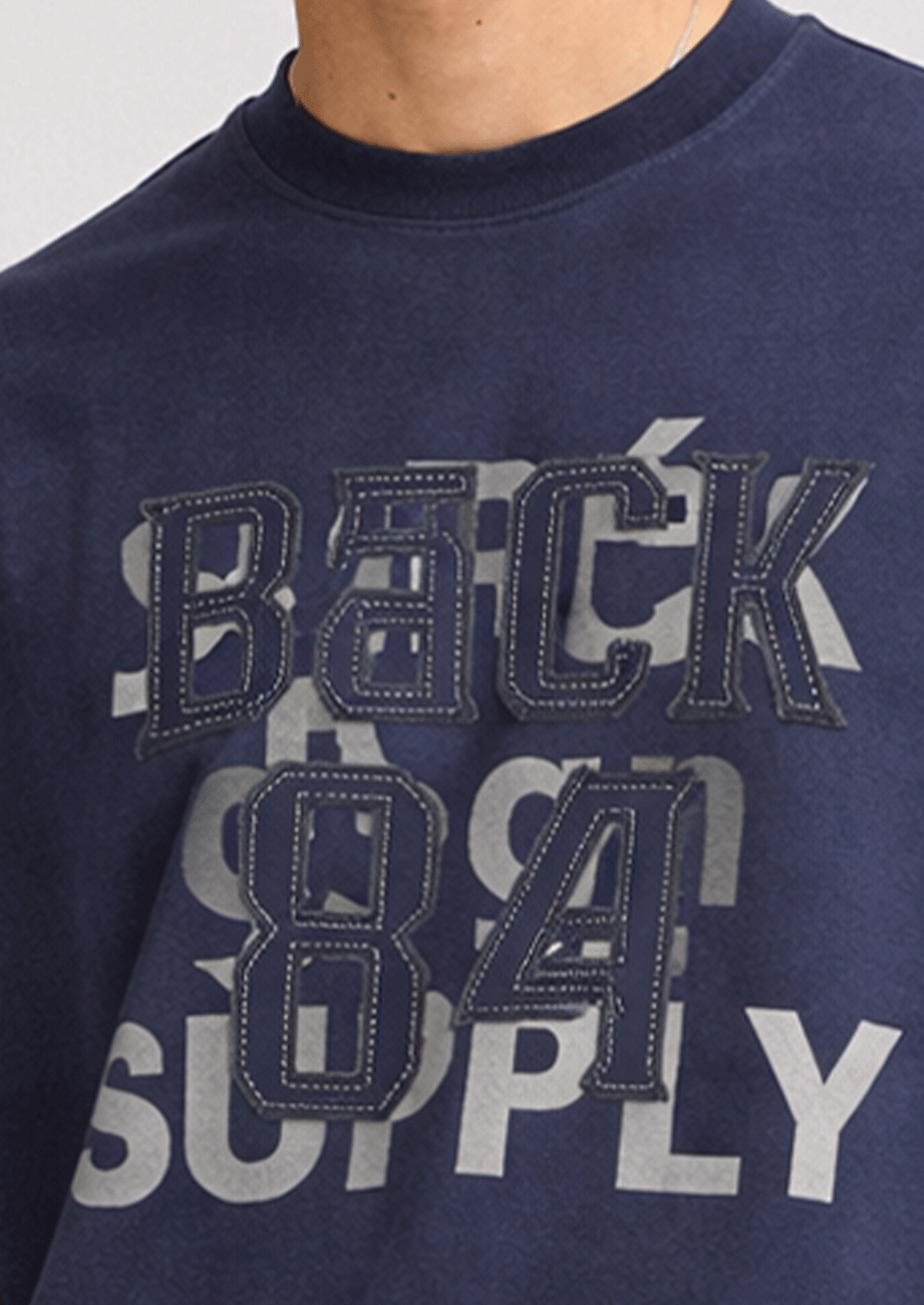 Zelig Branded Men's Navy Tee MT-28