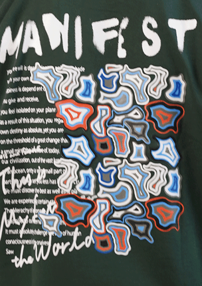 Zelig Branded Men's Forest Green Tee MT-41