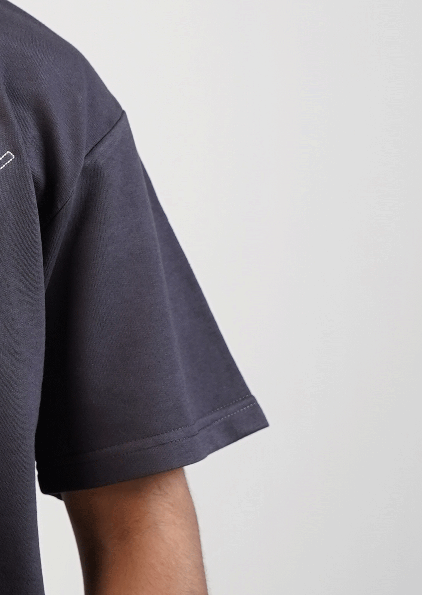 Zelig Branded Men's Dark Graphite Tee MT-45