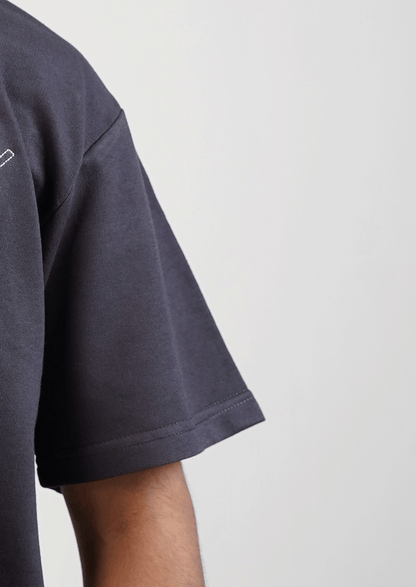 Zelig Branded Men's Dark Graphite Tee MT-45