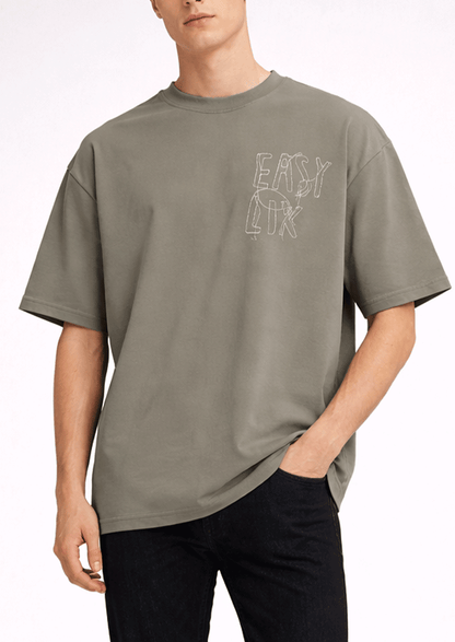 Zelig Branded Men's Olive Green Tee MT-43