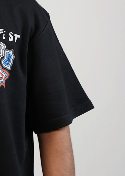 Zelig Branded Men's Jet Black Tee MT-42