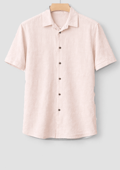 PullNBear Branded Mens Casual Shirt- Pale Peach MCS-62