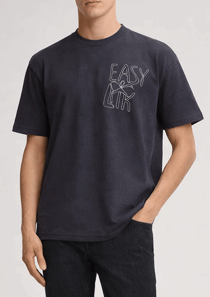 Zelig Branded Men's Dark Graphite Tee MT-45