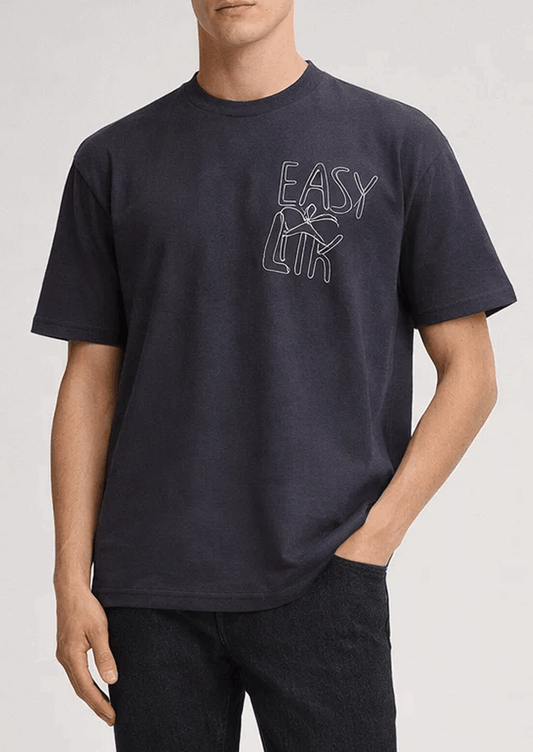 Zelig Branded Men's Dark Graphite Tee MT-45