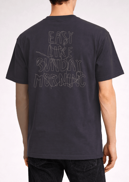 Zelig Branded Men's Dark Graphite Tee MT-45