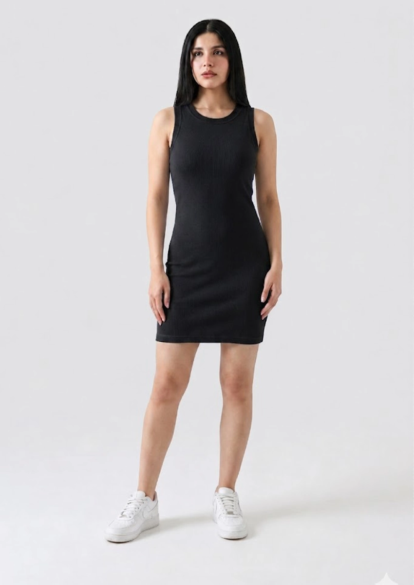 Alos Branded Women's Dress Black Colour WD-01