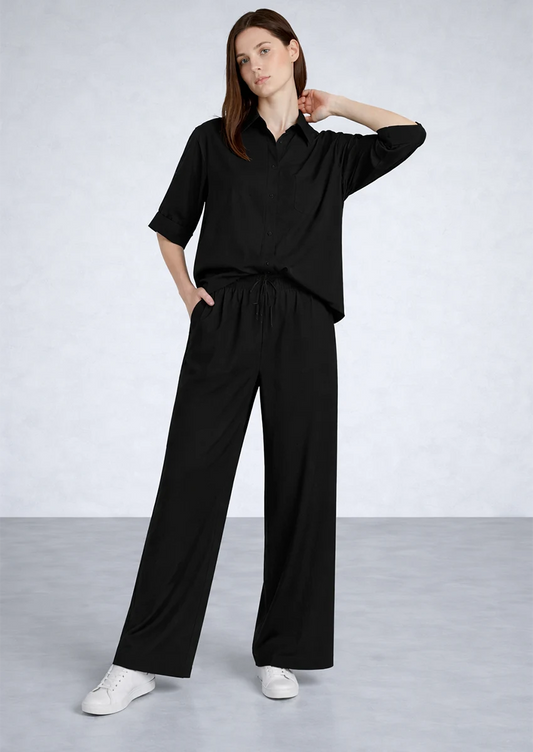 Spark Branded Women’s Premium Co-ord Set – Black WCS-31