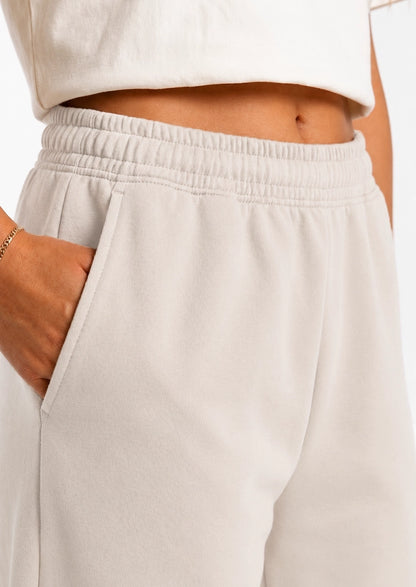 Sinsaey Branded Women's Wide-leg Trouser Cream Color WTR-03