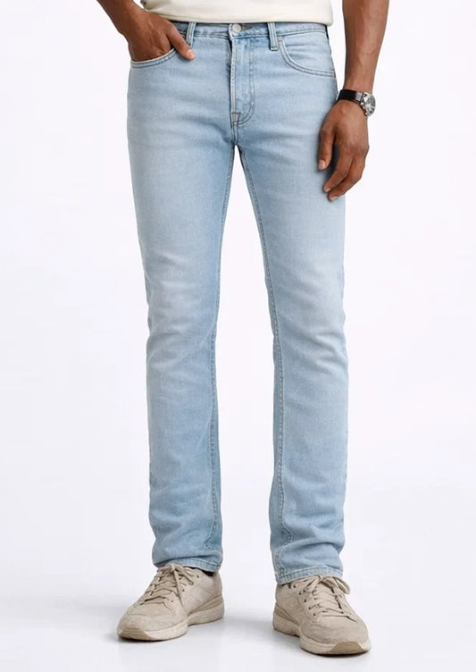Pepy Branded Slim-Fit Jeans-Ice Blue MJ-26
