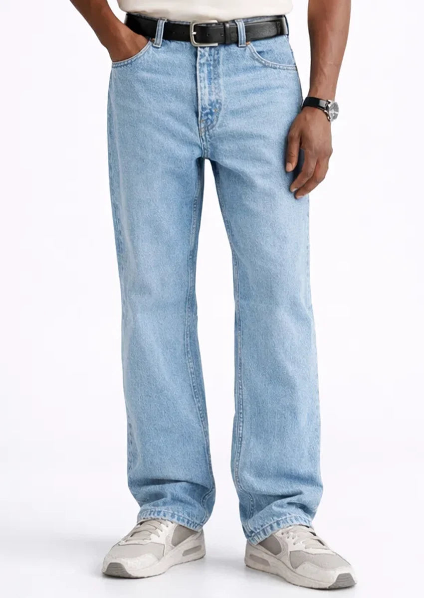 Branded Men's Light Blue Baggy Jeans MJ-08