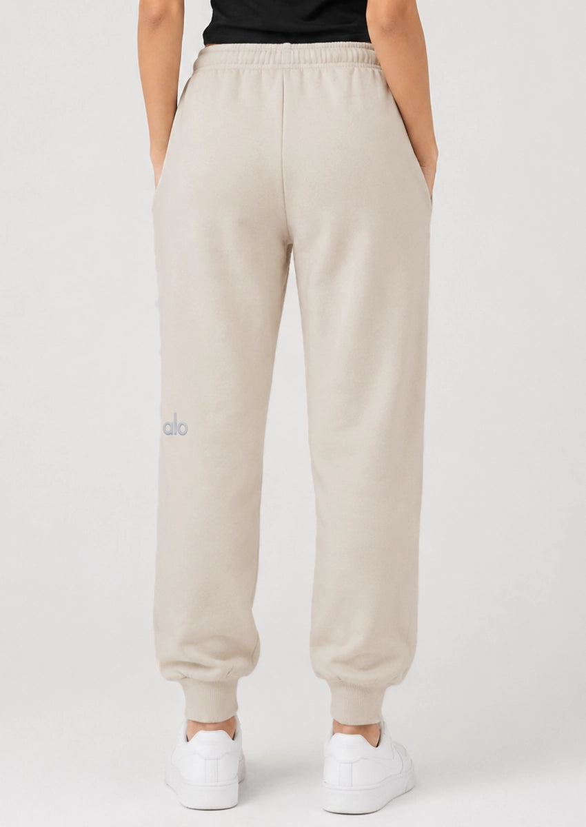 Alos Branded Women’s Thick Fleece Trouser – Peach WTR-10
