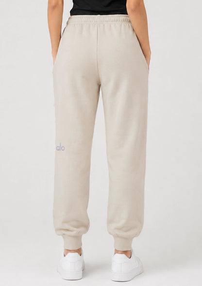 Alos Branded Women’s Thick Fleece Trouser – Peach WTR-10