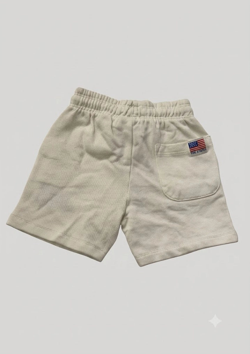 Zarraa Kid's Casual Shorts Off White Color KST-02