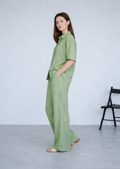 Spark Branded Women’s Premium Co-ord Set – Sage Green WCS-36